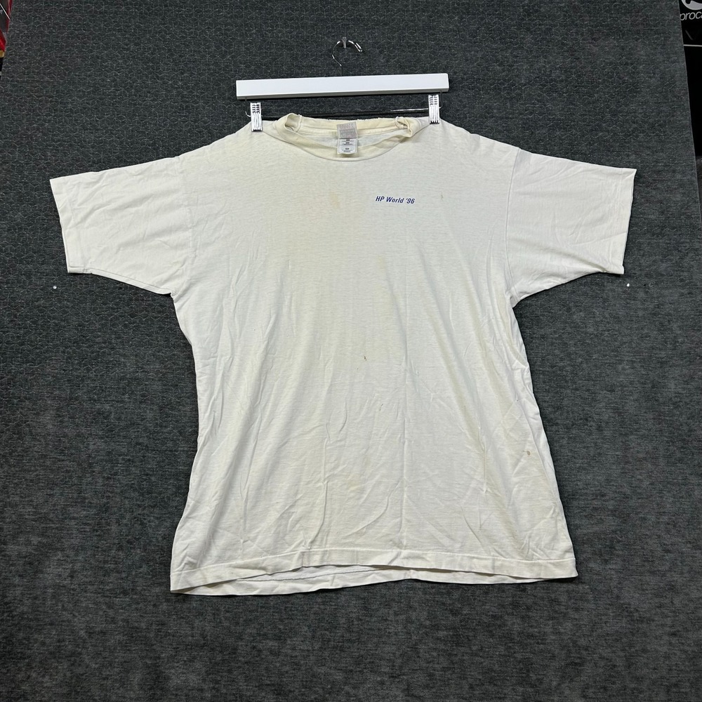 Vintage 90s HP World 96 Fruit of the Loom T-Shirt Single Stitch USA Made - 2XL